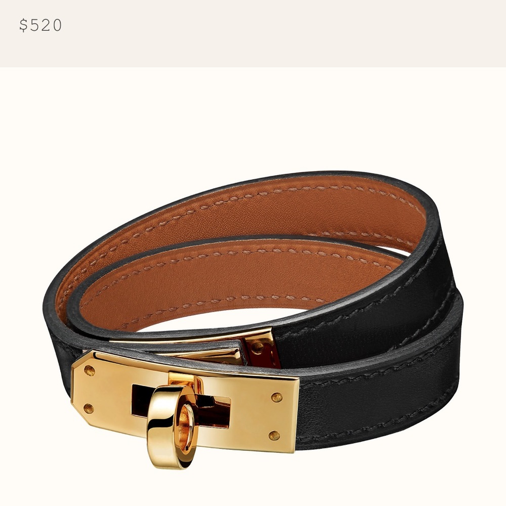 Hermès kelly double tour bracelet